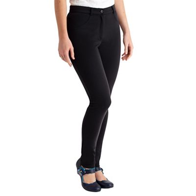 Black perfect jersey trousers